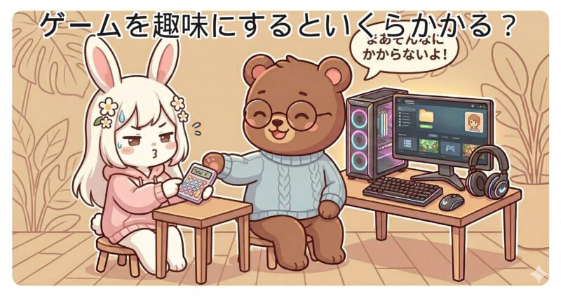 ゲームを趣味にすると総額いくらかかるか