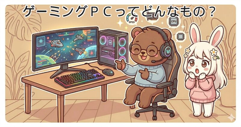 ゲーミングPCとは何かの解説