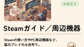 Steamガイド／パソコン周辺機器