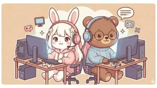 PC2台通信プレイゲーム