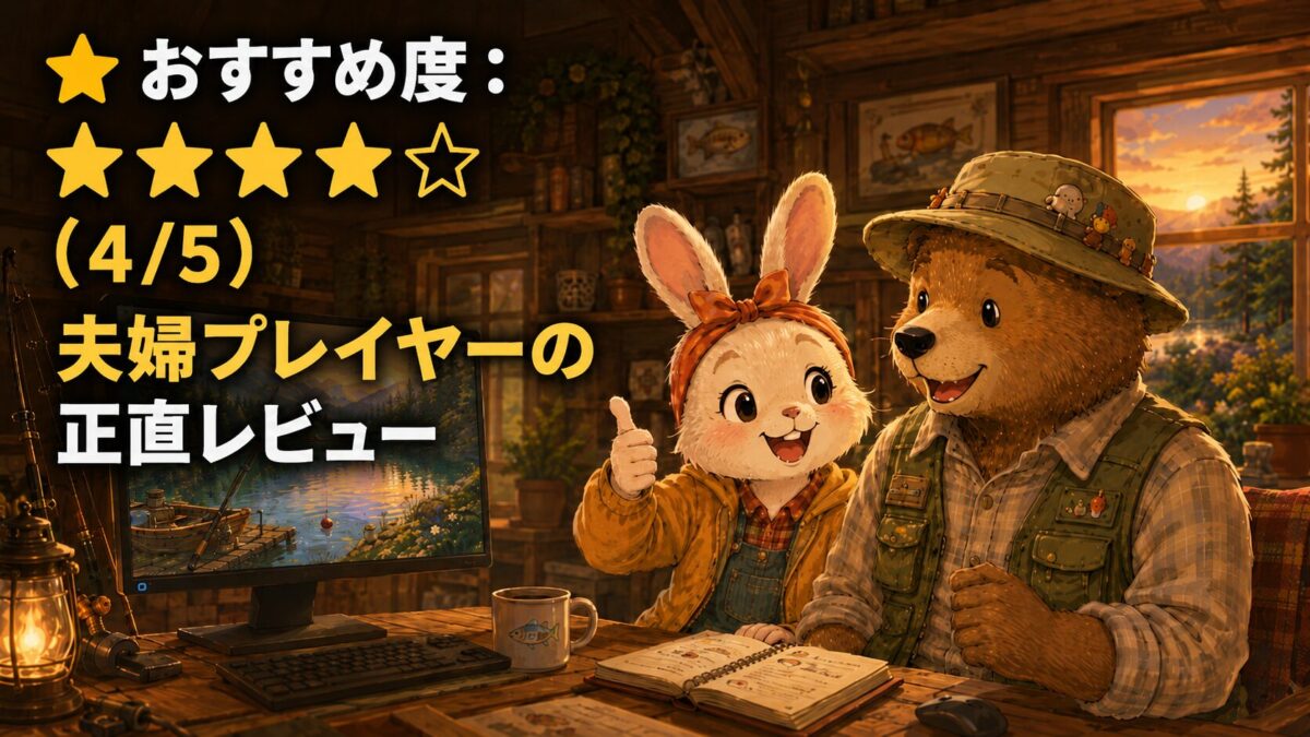 おすすめ度 ★★★★☆ 夫婦プレイヤーの正直レビュー